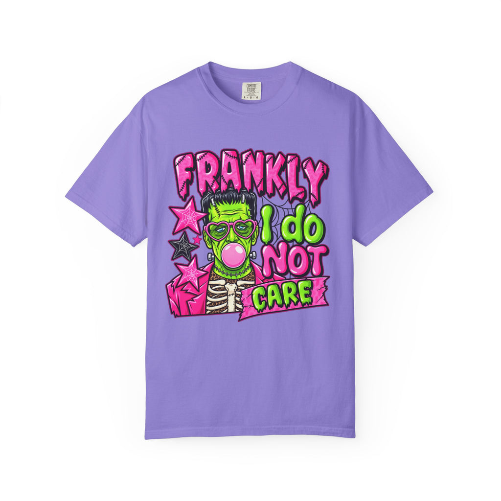 Frankly I Do Not Care Halloween graphic tee product photo 5