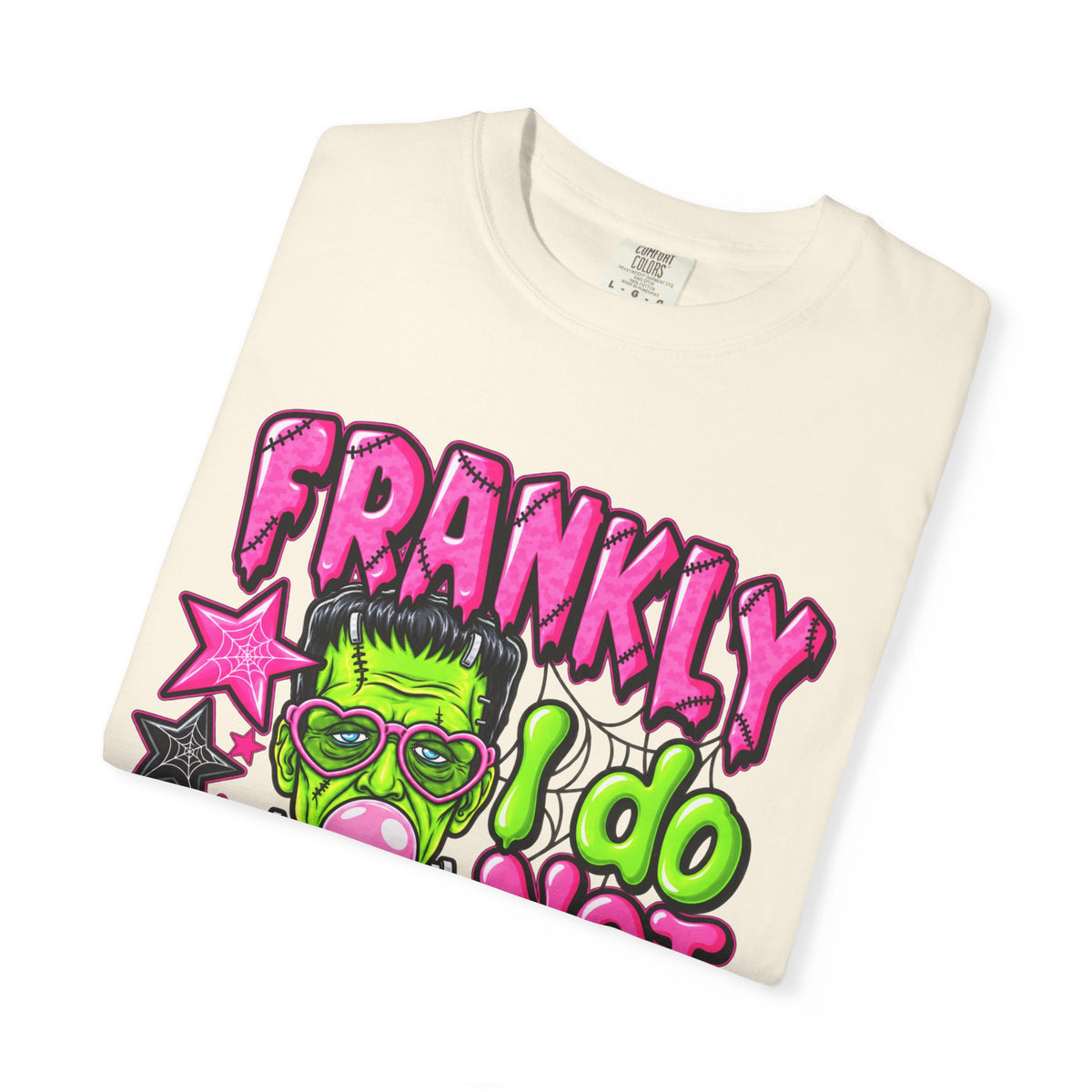 Frankly I Do Not Care Halloween graphic tee product photo 11