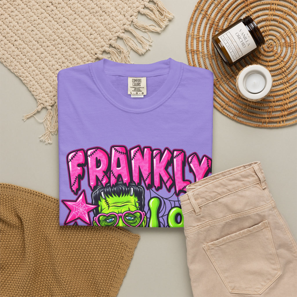 Frankly I Do Not Care Halloween graphic tee product photo 21