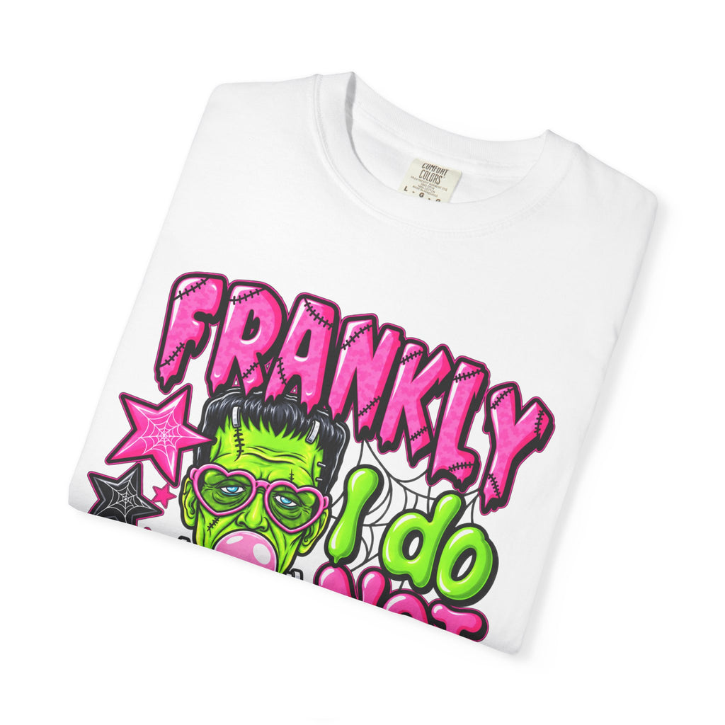 Frankly I Do Not Care Halloween graphic tee product photo 8