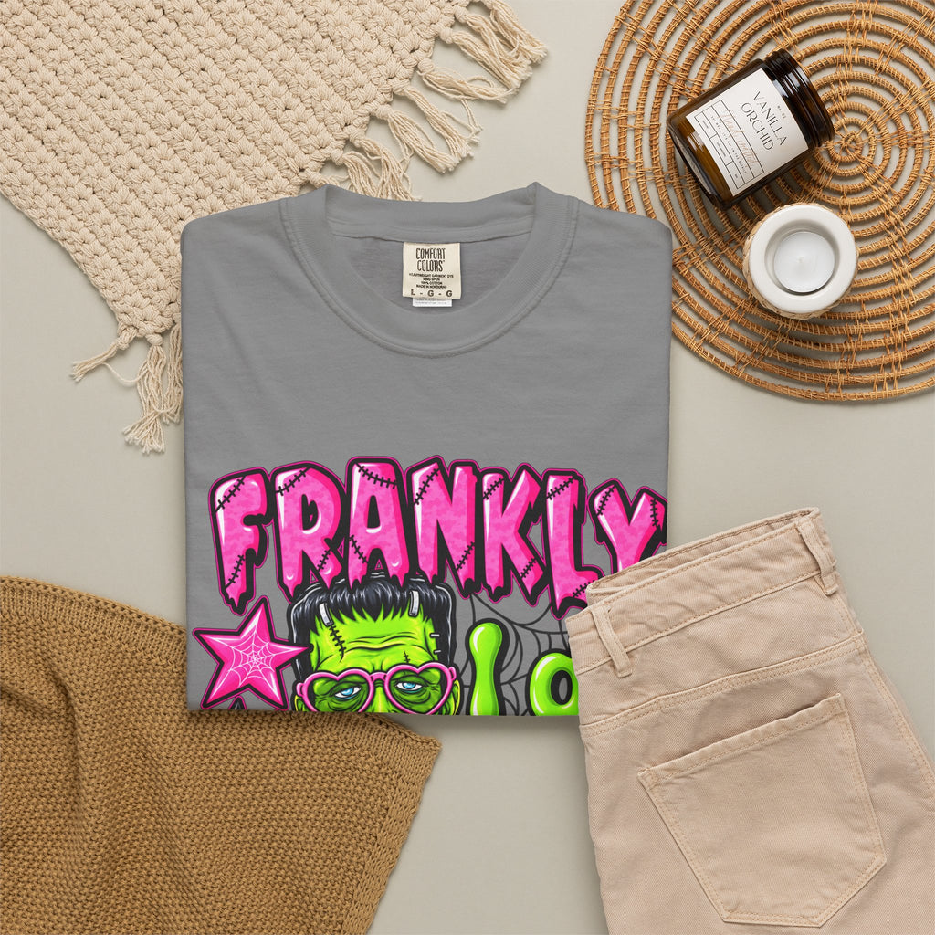 Frankly I Do Not Care Halloween graphic tee product photo 15