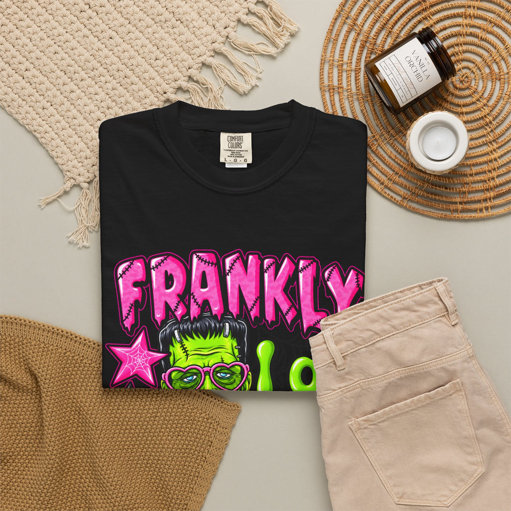 Frankly I Do Not Care Halloween graphic tee product photo 18