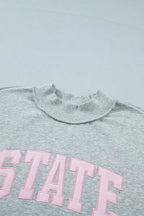 State Spirit Oversized Sweatshirt – Gray in Gray, product image 8