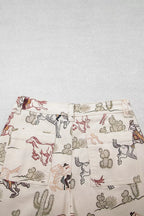 Wildflower Western Straight-Leg Jeans – Beige in Beige, product image 9