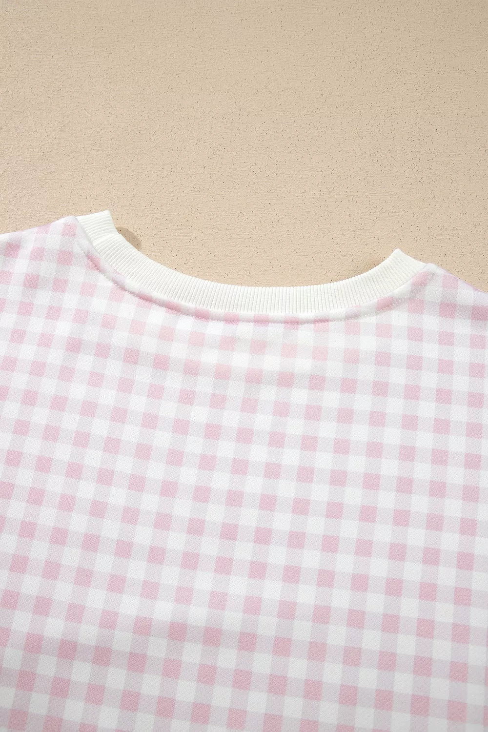 Poppy Oversized Gingham Lounge Set – Blush Pink in Blush Pink, product image 11