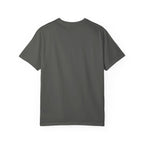 Gothic Scream Mask Lounge T‑Shirt — Retro Halloween Couch Art Tee