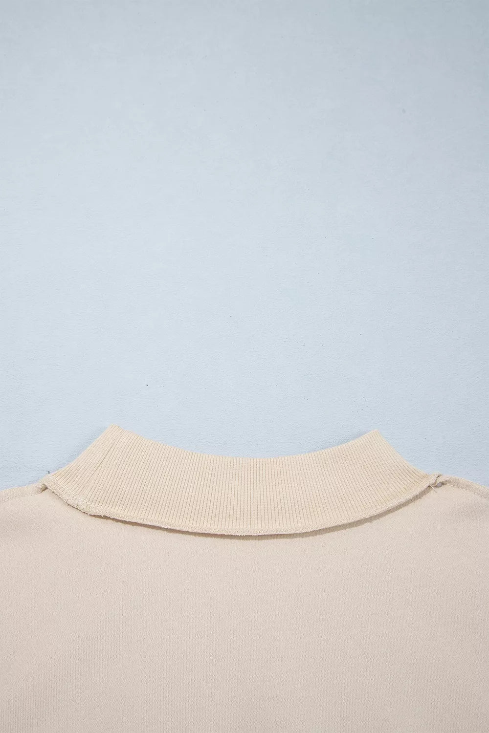Christ Is King Embroidered Sweatshirt – Beige in Beige, product image 6
