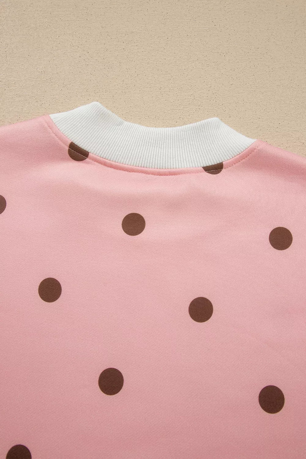 Dottie Polka Dot Lounge Set – Pale Blush in Pale Blush, product image 6