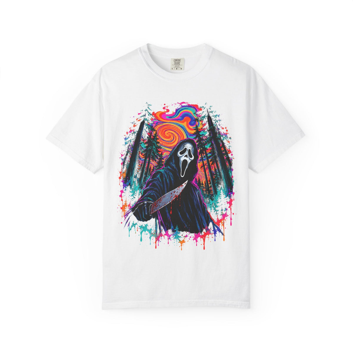 Psychedelic Horror Graphic Tee product photo 1