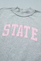 State Spirit Oversized Sweatshirt – Gray in Gray, product image 6