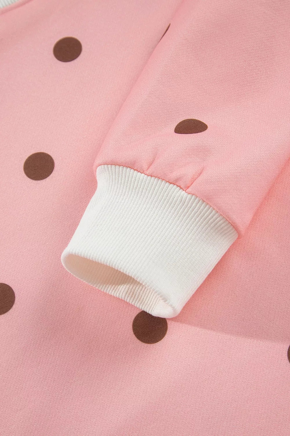 Dottie Polka Dot Lounge Set – Pale Blush in Pale Blush, product image 12