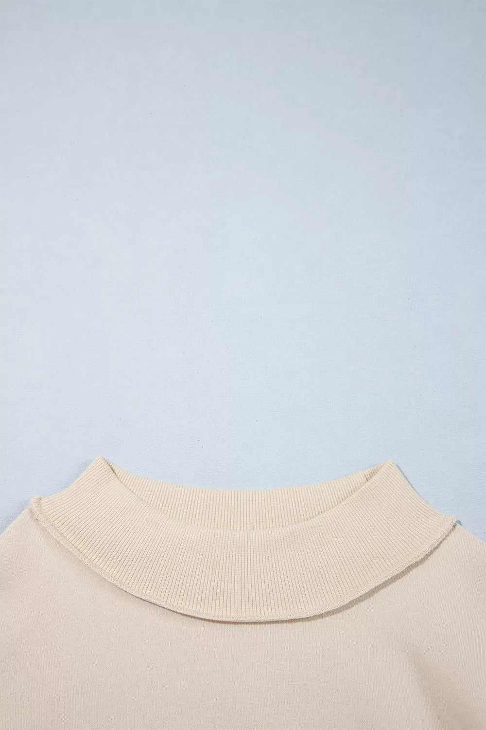 Christ Is King Embroidered Sweatshirt – Beige in Beige, product image 5