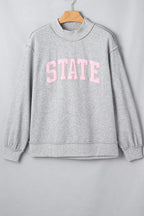 State Spirit Oversized Sweatshirt – Gray in Gray, product image 4