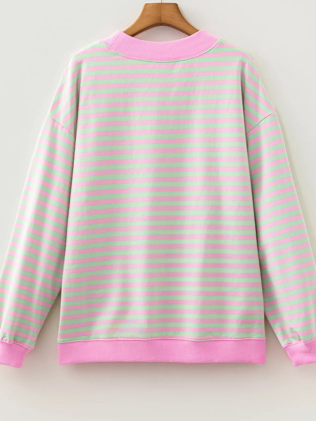 Brighton Striped Oversized Sweatshirt – Multi in Stripe, product image 3
