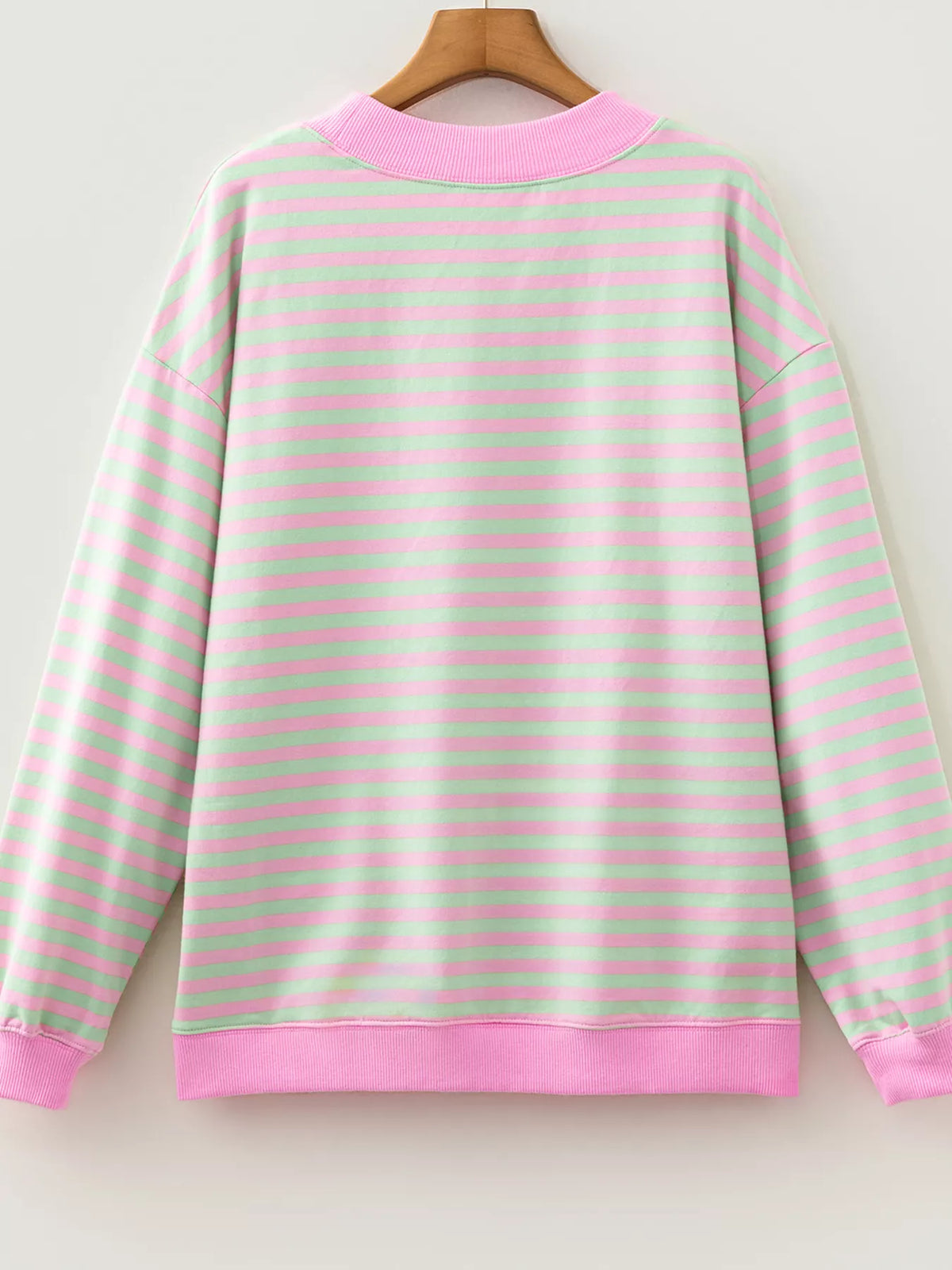 Brighton Striped Oversized Sweatshirt – Multi in Stripe, product image 3
