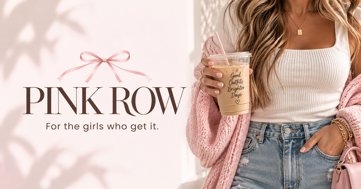 Pink Row — For the girls who get it. Pink ribbon and everyday outfit styling.